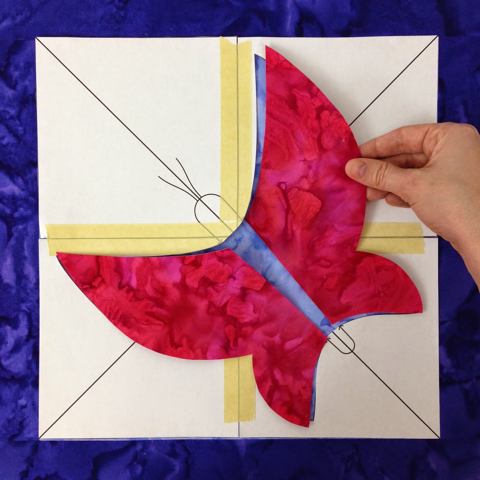 butterfly quilt | fusible applique butterfly